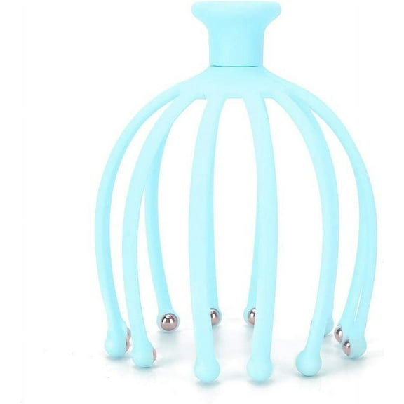 Scalp Massagers, Handheld Head Massager Claw Scalp Massager, 12pcs Rolling Ball for Deep Relaxation Stress Reduction, for Office and Home Spa Use, Father's Day and Mother's Day Gifts (Blue)