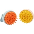 thumbnail image 1 of Scalp Massagers Silicone Head Wash Brush 2 Pcs Wear-Resistant Scraper Convenient Scalp Massager Portable Scalp Brush Massage Supply Silicone Hair Scrubber Portable Scalp Shampooer, 1 of 5