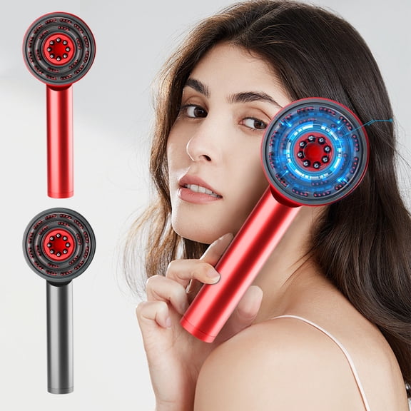 Scalp Massaging Brush, Electric Hair Scalp Massager, IPX7 Waterproof Portable Brush Comb, Cordless Head Massager for Scalp Cleansing