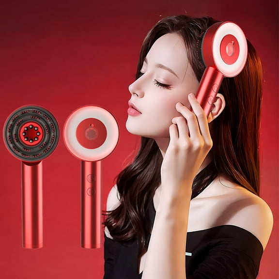 Scalp Massaging Brush, Shiatsu Hair Scalp Massager with Waterproof, Cordless Electric Head Massager for Scalp & Hair, Portable Massage at Home for Relaxation