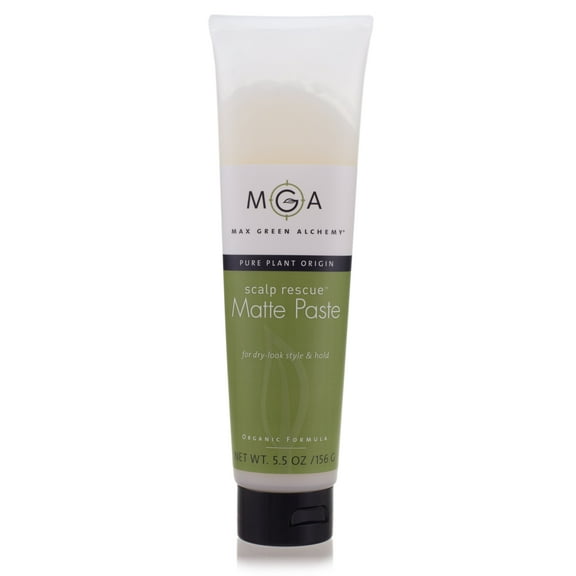 Scalp Rescue Matte Paste Tube ( 5.5 oz Tube) - For Dry Look Style and Low to Medium Hold, Invisible | Max Green Alchemy