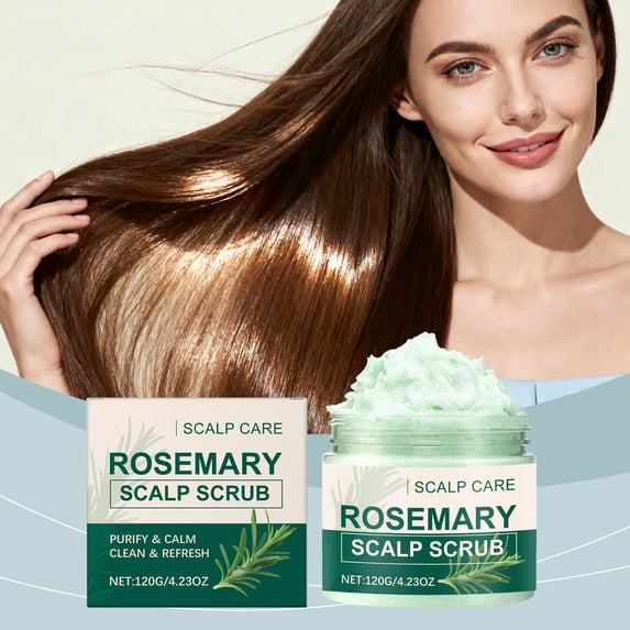 Scalp Scalp Exfoliator With Mint Hair For Itchy Scalp Dandruff Buildup Removal Scalp With Scalp For Nourishmen 120g Exfoliante corporal / Facial - Scrubs