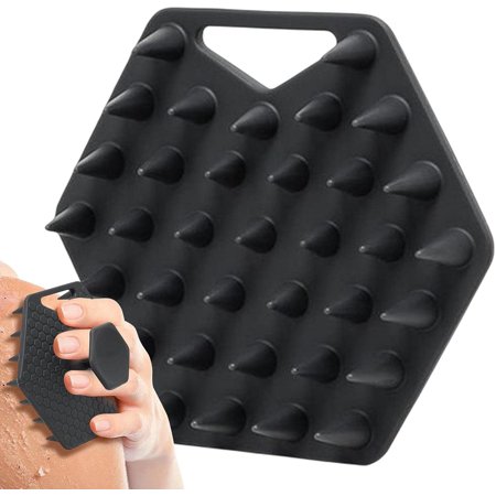 Scalp Scrubber - Soft Hair Scalp Massager Silicone Bristles - Scalp Brush for Hair Growth, Scalp Exfoliator for Dandruffs Removal, Scalp Scrubber for Kids, Men & Women Coatuiyo