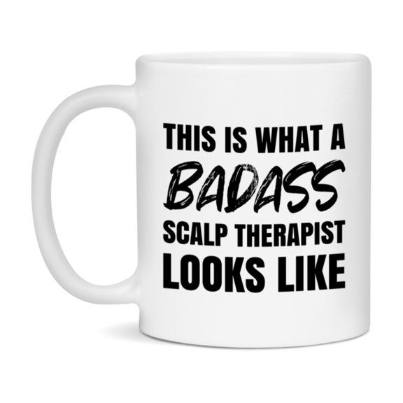 Scalp Therapist Gifts For Women, Scalp Therapist 11Oz Or 15Oz Ceramic Coffee Mug, Funny Novelty Gift For Scalp Therapist