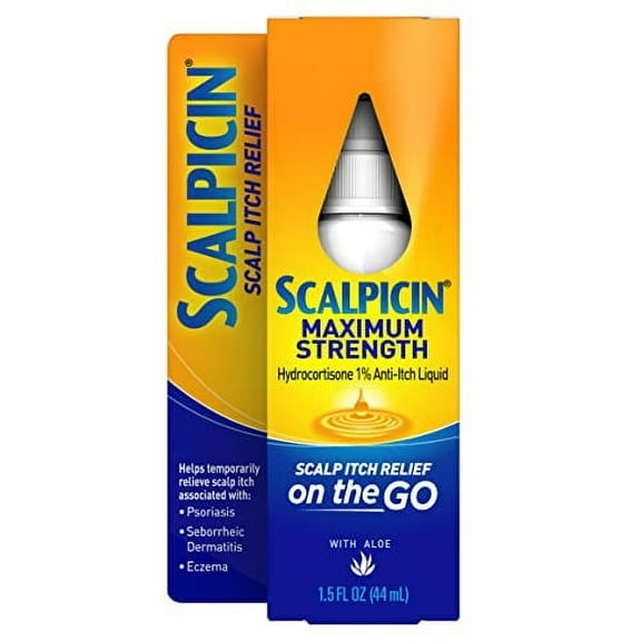 Scalpicin Maximum Strength Scalp Itch Medication 1.5 oz