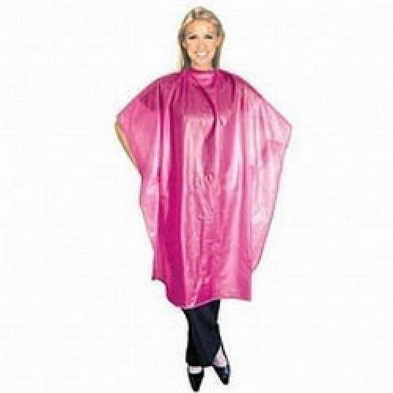 Scalpmaster Jam 'N Jellie Shampoo Cape 54" X 36" / Velcro Pink (4003)
