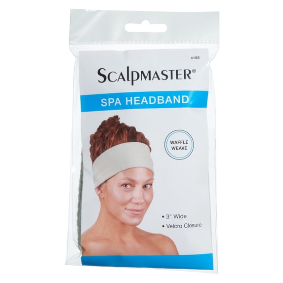 Scalpmaster Waffle Weave Spa Headband - Sage Green #4155