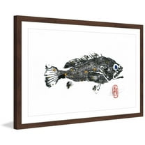 "Scamp Grouper" Framed Painting Print