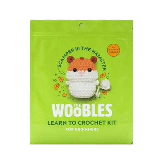 Photo inspiration: Fresh Look at The Woobles Beginner Crochet Amigurumi Kits Hamster