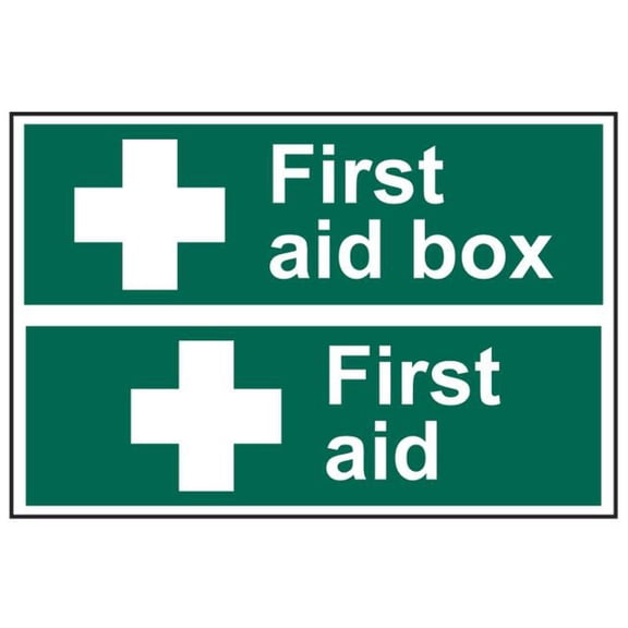 Scan - First Aid Box / First Aid - PVC 300 x 200mm