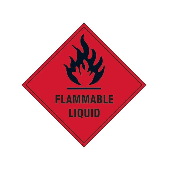 Scan - Flammable Liquid SAV - 100 x 100mm