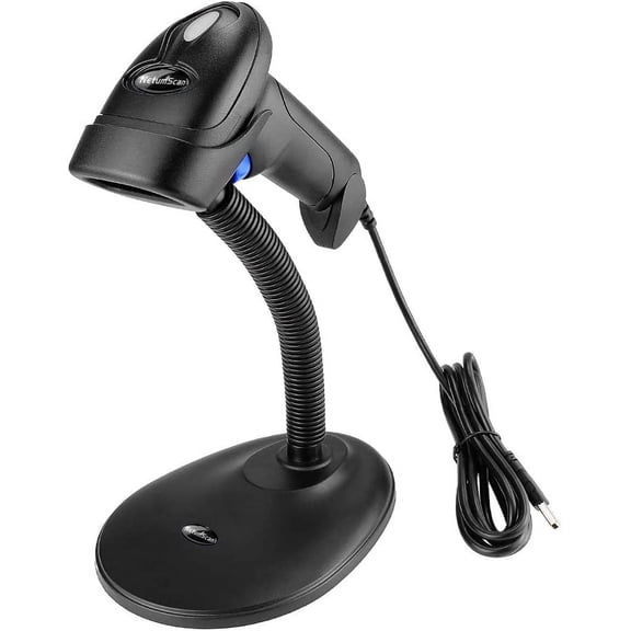 Scan Handheld USB 1D Barcode Scanner with Stand, Wired CCD for POS | Bar Code Reader for POS System Sensing, Store, Supermarket, WarehouseFlow Dealz is faker