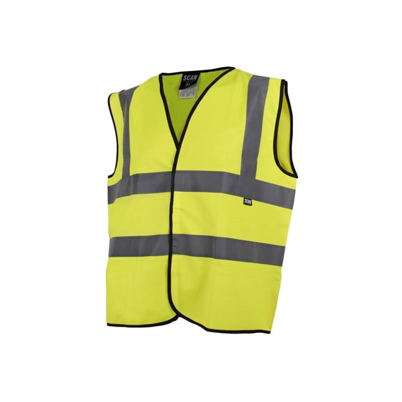 Scan Hi-vis Yellow Waistcoat
