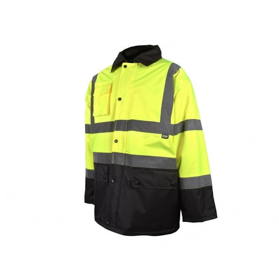 Scan Hi-vis Yellow/black Motorway Jacket