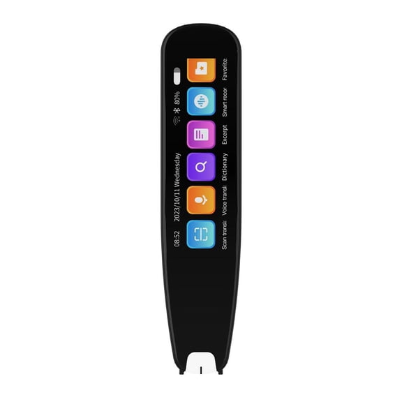 Scan Reader Pen,111 Language Translation Scanning Reading Pen,Text to Speech Reading Pen,Smart Recoring Pen,Text to Speech Device for Dyslexia,for Learning/Meeting/Travel W8B6