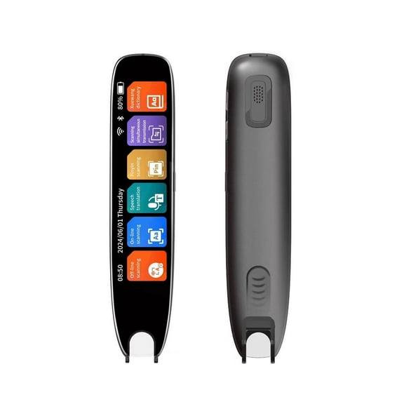 Scan Sense Pen, Smart Pen AI Assistant Translation Pen, ScanSense AI Smart Pen, Instant AI Answers & More Offline Translation (60+ Languages), Camera, Bluetooth, Music & File Storage