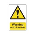 thumbnail image 1 of Scan - Warning Anti Climb Paint - PVC 200 x 300mm, 1 of 1