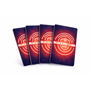 4 RFID & NFC Blocking Cards   Credit / Debit Card & Passport Protection   One Card Shields Entire Wallet