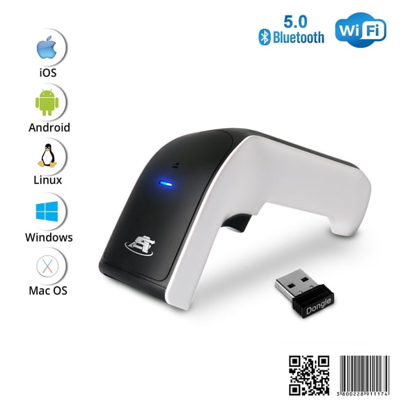 ScanAvenger SA8900 Wireless 1D/2D Barcode Scanner - Bluetooth, Rechargeable Handheld QR Scanner