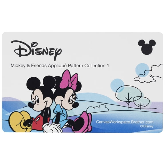ScanNCut Disney Mickey and Friends Appliqu Pattern Collection #1 CADSNP03
