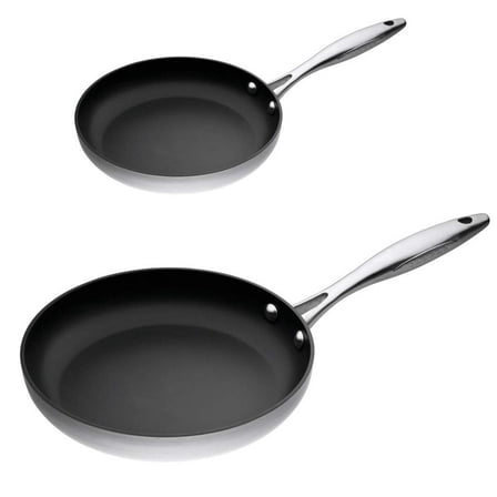 ScanPan CTX Stainless Steel-Aluminum 8 and 10.25 Inch 2-Piece Fry Pan Set - 65202600