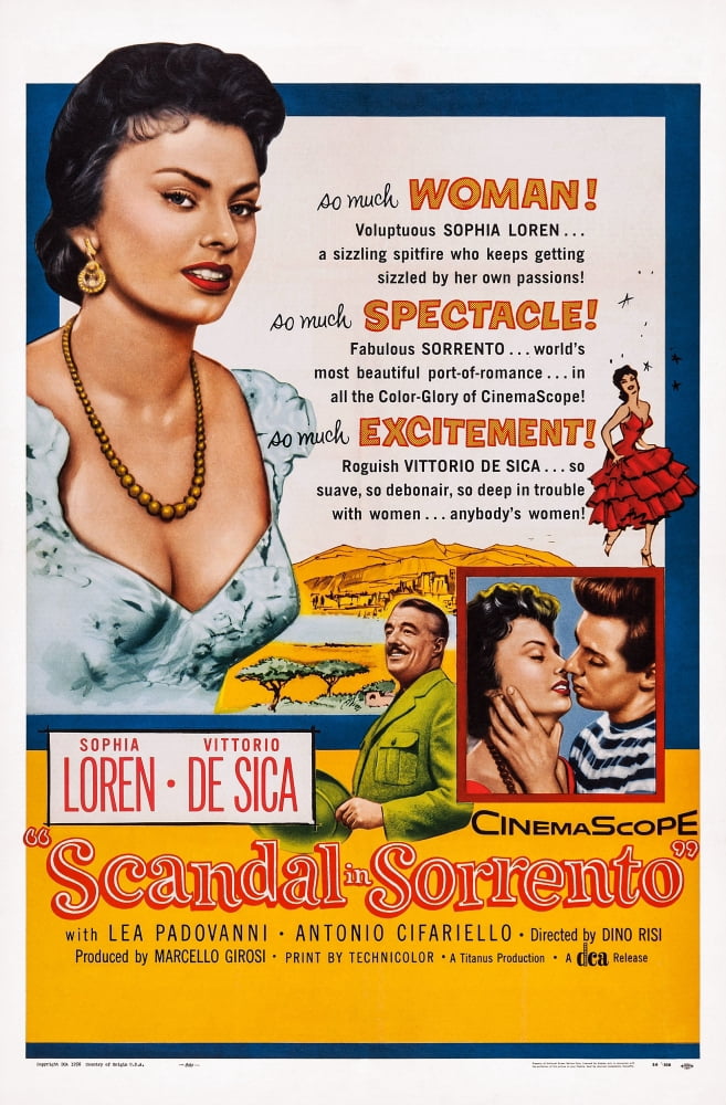 Scandal In Sorrento Canvas Art - (11 x 17)