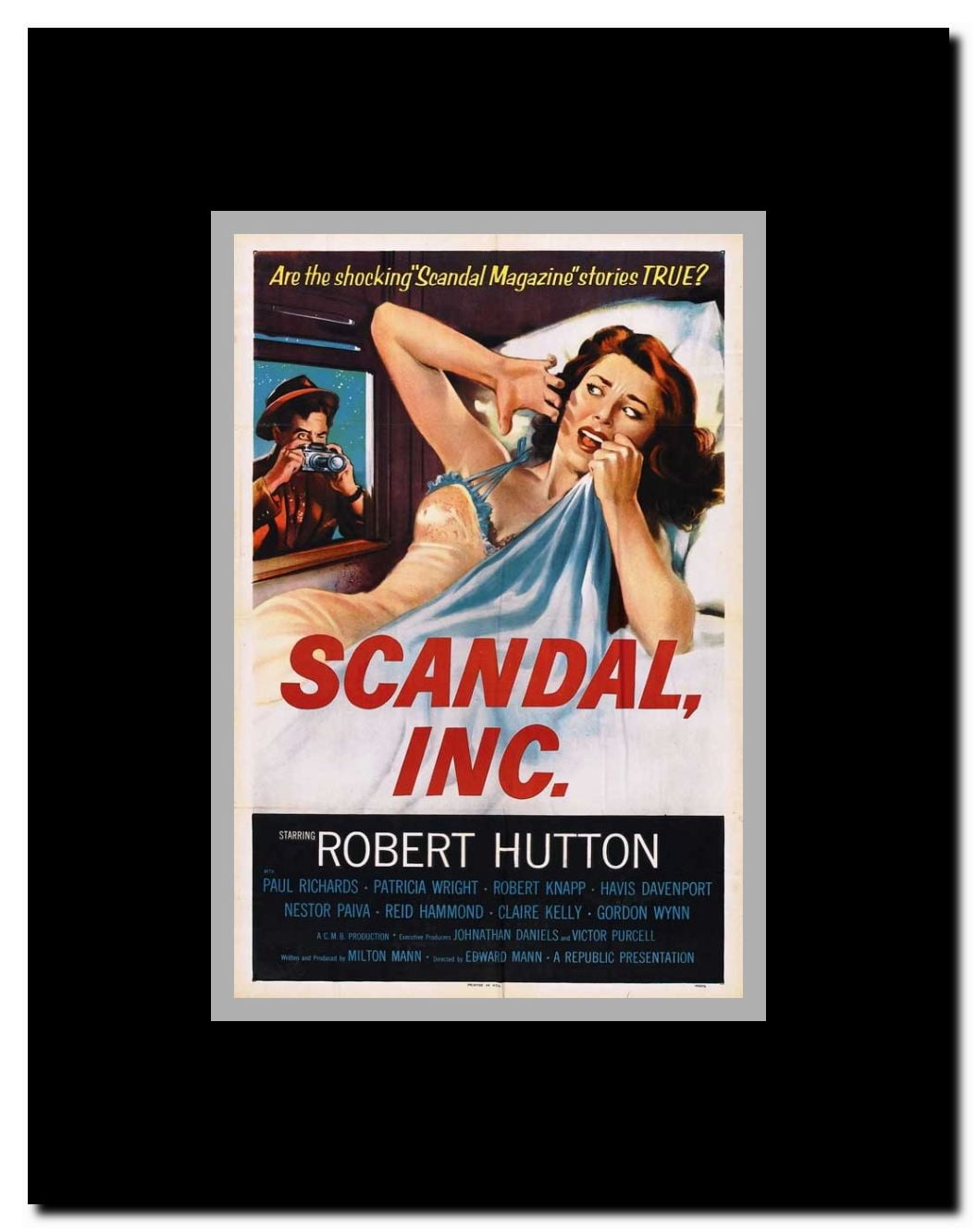 Scandal Incorporated Framed Movie Poster
