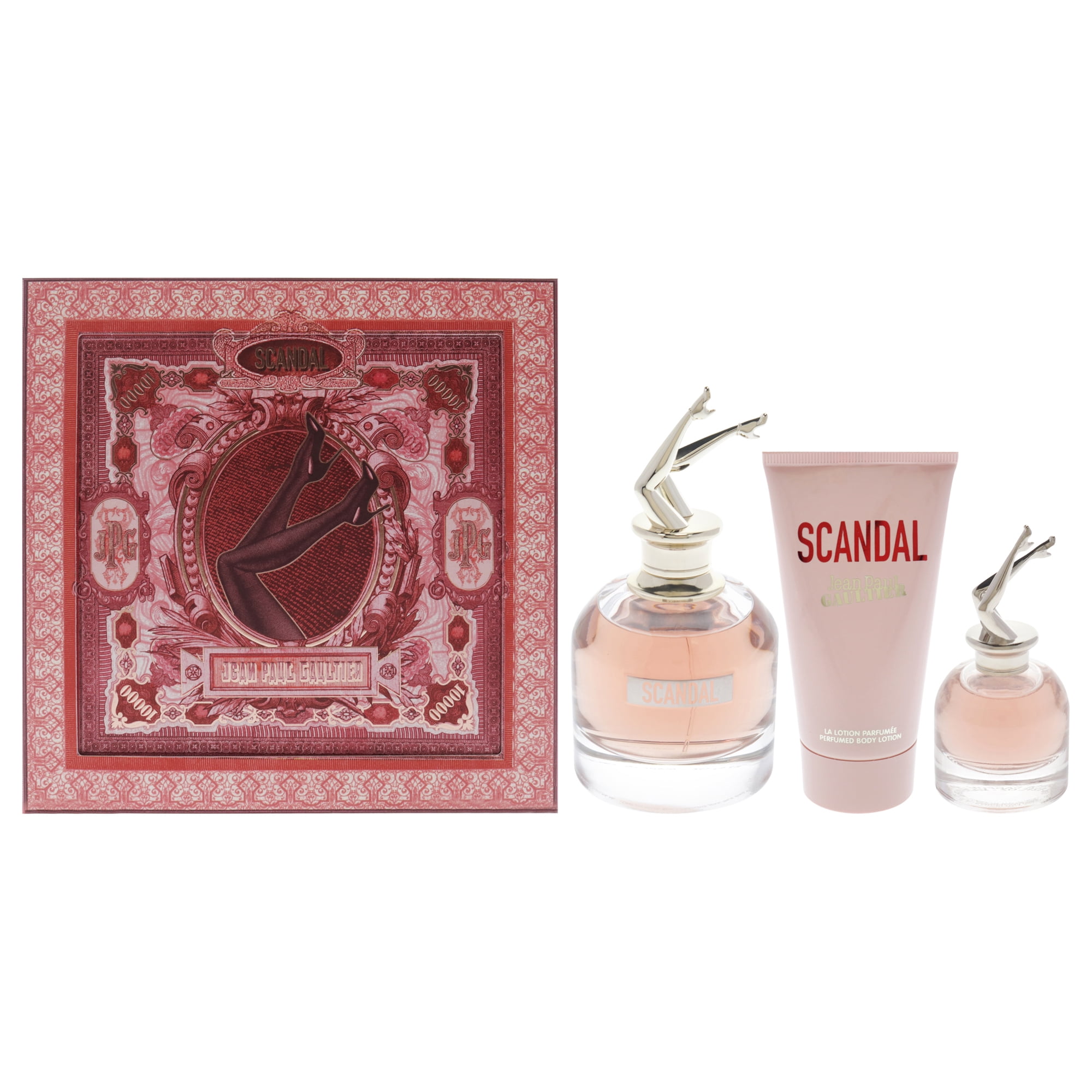 Scandal by Jean Paul Gaultier for Women - 3 Pc Gift Set 2.7oz EDP