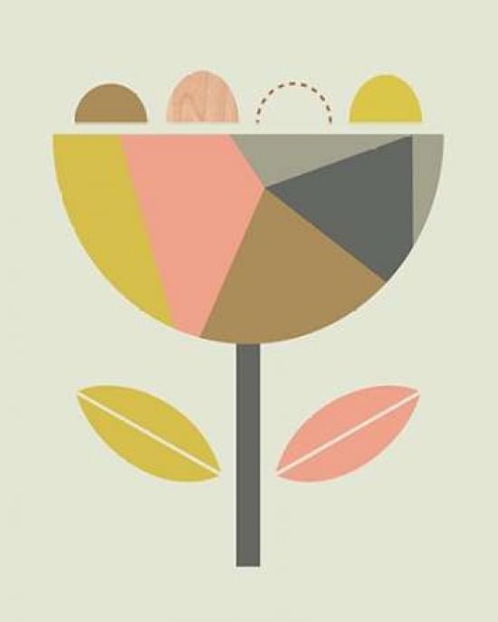 Scandi Flower Canvas Art - Little Design Haus (24 x 30)