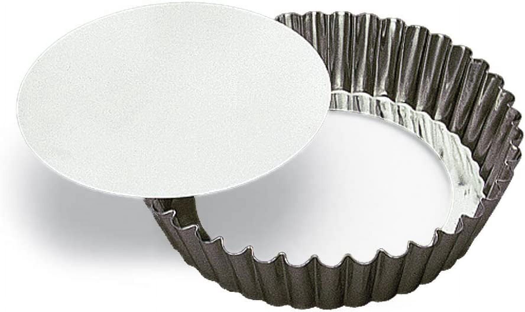 Scandicrafts Fluted Deep Tart/Quiche Mold, Removable Bottom 8inch