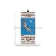 thumbnail image 1 of Scandinavian Air Express, 1930, Operated by KLM and ABA Airlines. Unframed Vintage Travel Poster, 1 of 1