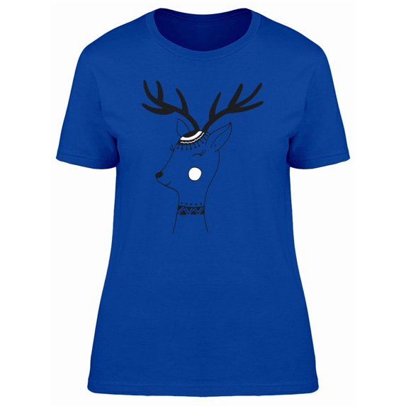 Scandinavian Deer Sketch Tee Women's -Image by Shutterstock