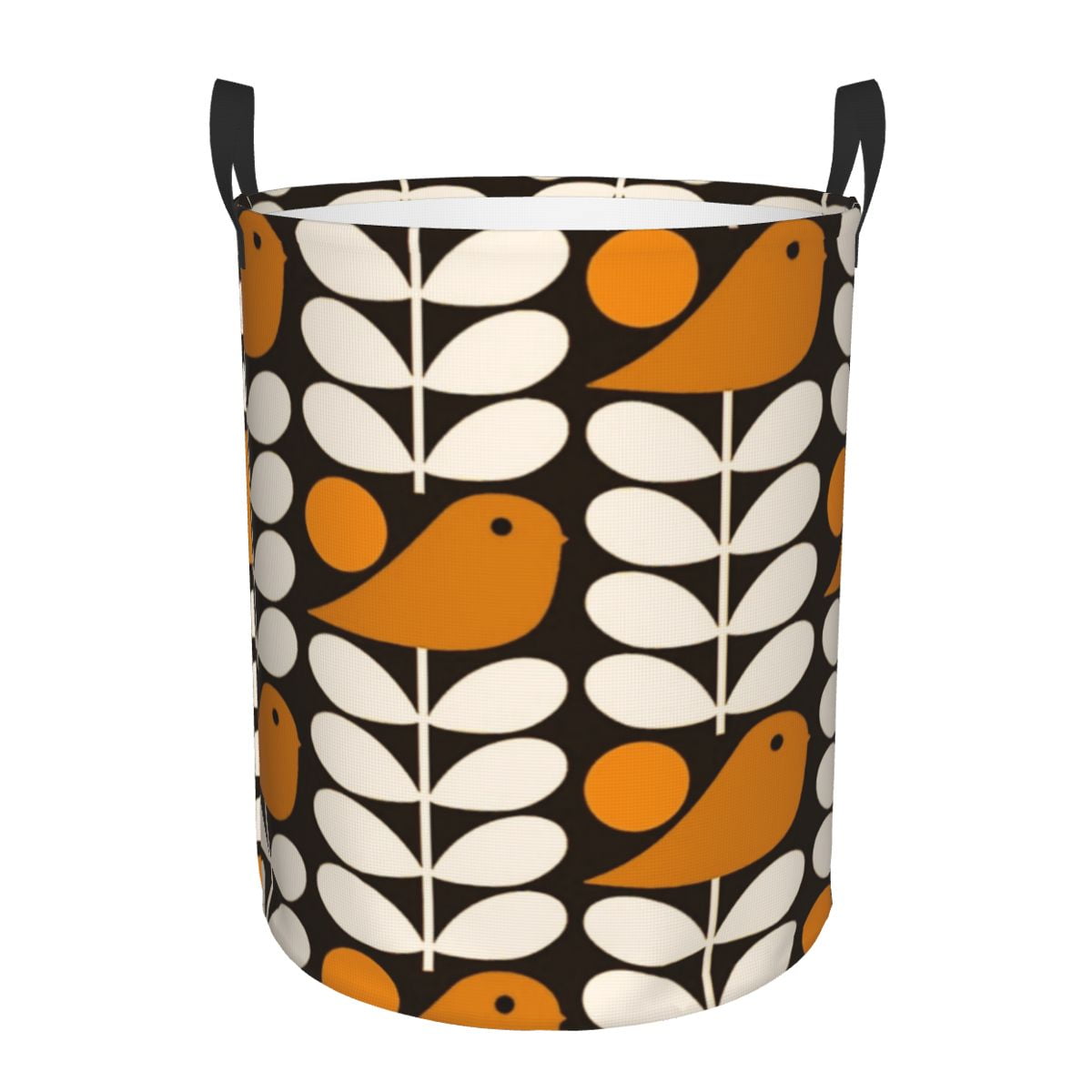 Scandinavian Floral Orla Art Laundry Hamper Large Storage Basket Orla