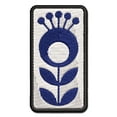 thumbnail image 1 of Scandinavian Flower Applique Multi-Color Embroidered Iron-On Patch - 2.0 Inch Mini, 1 of 5
