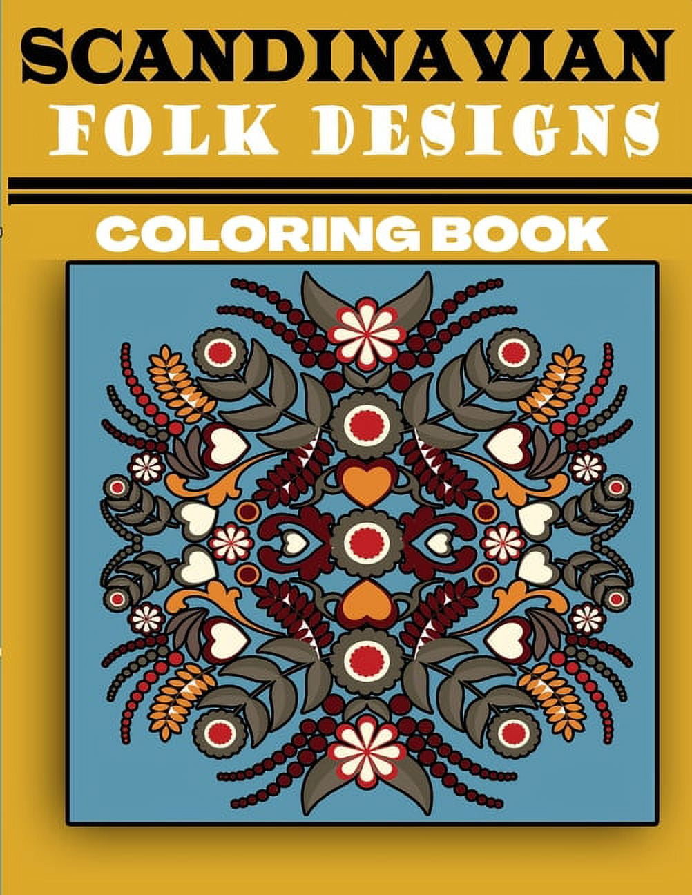 Folk Art Escapes: Coloring Book for Adults Featuring Intricate Designs and  Patterns Inspired by Traditional Folk Art From Around the Wor (Paperback)