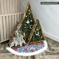 thumbnail image 1 of Scandinavian Forest Animal Pattern Tree Skirt, 1 of 6