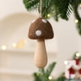 thumbnail image 1 of Scandinavian Gnome Christmas Ornament - Handmade Wool Mushroom Tree Pendant for Xmas Decor, Faceless Gnome Collection Holiday Decoration, 1 of 6