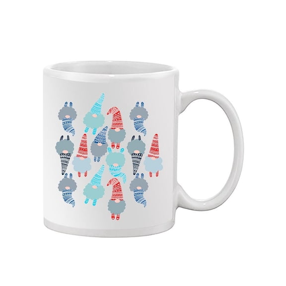 Scandinavian Gnomes Pattern Mug Unisex's -Image by Shutterstock