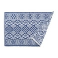 thumbnail image 1 of Scandinavian Jacquard Blue Single Cotton Reversible Machine Washable Placemat, 1 of 4