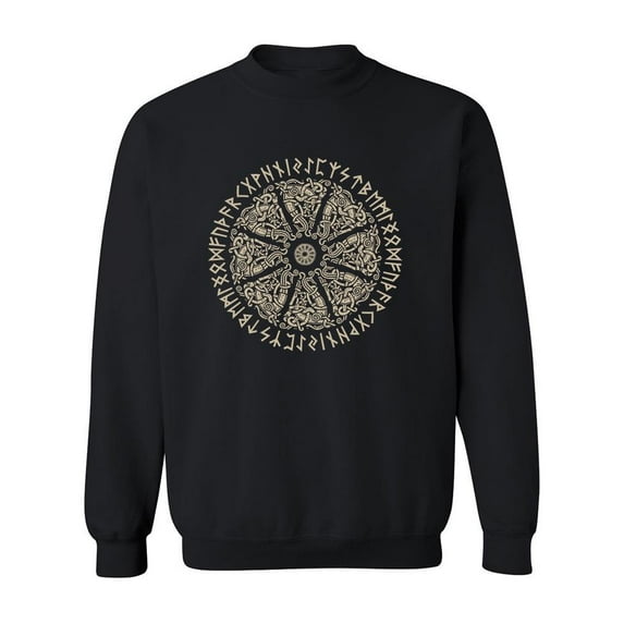 Scandinavian Ornament Sweatshirt Men -Image by Shutterstock, Male Large