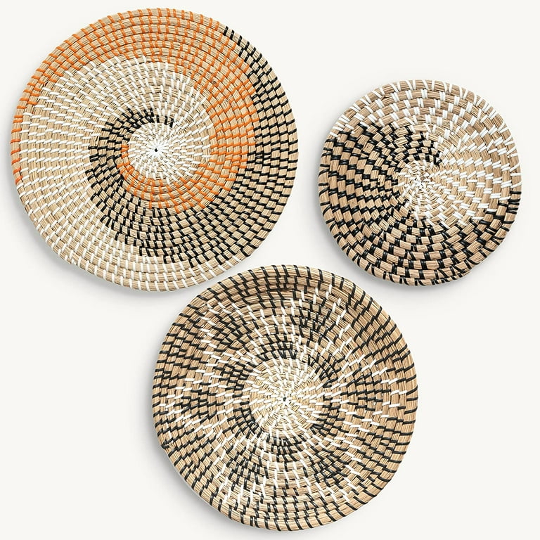 Woven wall decor set sale