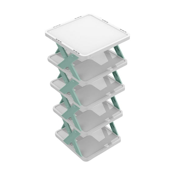 Scandinavian Style Household Storage Shelves, Multi-layer Detachable Living Room Dormitory Organizer Rack, DIY Modular Shoe Storage, Stable and Adjustable Shelving Unit