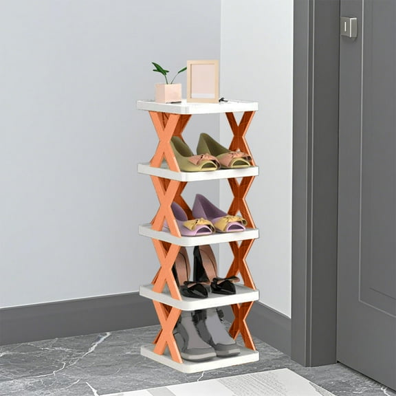 Scandinavian Style Household Storage Shelves Rack • Multilayer Detachable Organizer • DIY Modular Shoe Rack • Living Room Dormitory Entryway Organizing Shelf