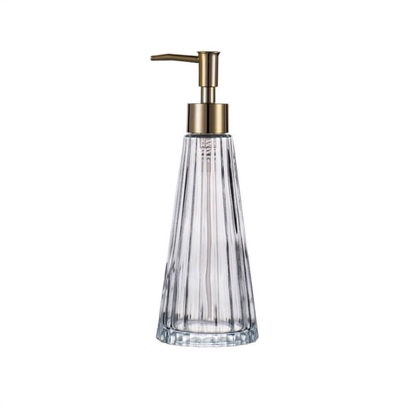 Scandinavian Style Light Luxury Glass Lotion Bottle Home Shampoo Dishwashing Liquid Dispenser Bottle Shower Gel Bottle