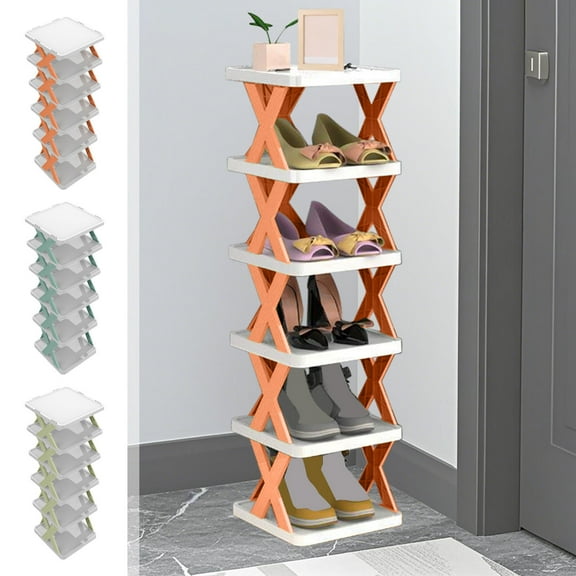 Scandinavian Style Storage Shelves, Detachable Organizing Rack, Multilayer DIY Shoe Racks, Space-Saving Design + Versatile, Living Room/Dormitory Use, Efficient Organization, Home Storage Aestivo