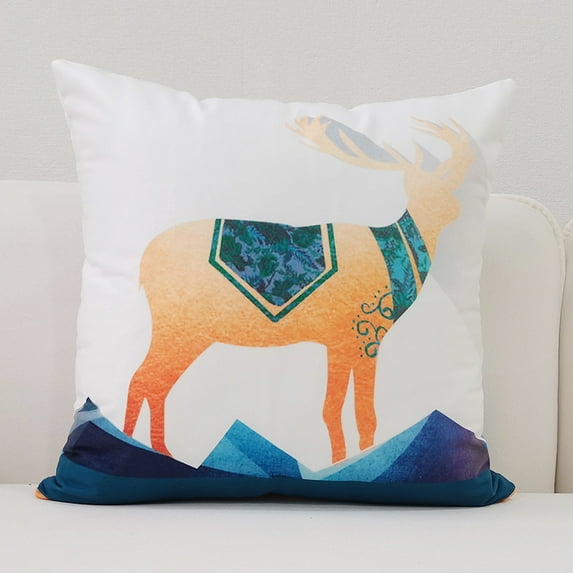 Scandinavian ins sofa pillow cover short plush bedside cushion cover cross-border Amazon home car pillow cover