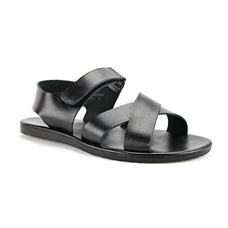 SAGUARO Men Sandals Genuine Leather Fashion Gladiator Summer Beach Slippers  Slip On Flip Flops Men Shoe Zapatos Sandalias Hombre