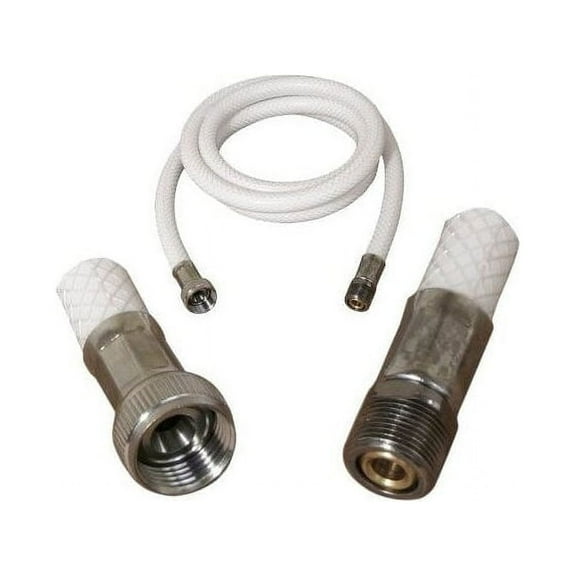 Scandvik 10289P 6' White Nylon Hose for Elbow Sprayer 15/1, 3/8 BSP