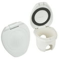 thumbnail image 1 of Scandvik  12104P; Cap Cup Single White Hinged Recessed Mount, 1 of 2