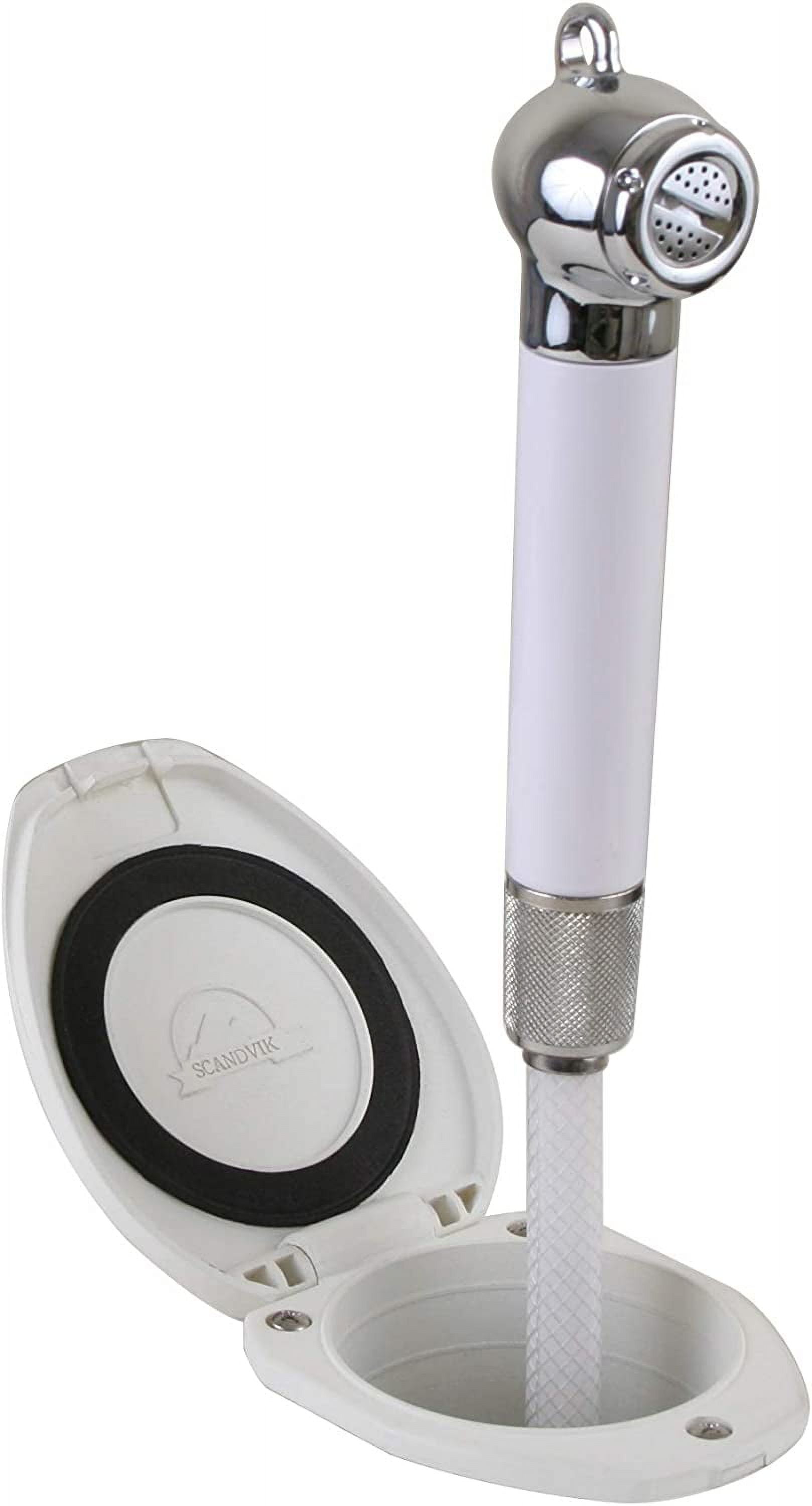 Scandvik Recessed Transom Shower w/6' Hose - White main image 1